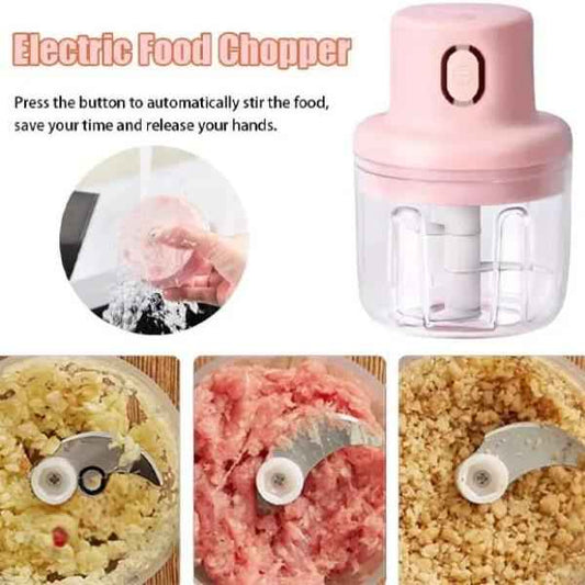 USB Rechargeable Mini Food Chopper | Multi-Function Kitchen Helper