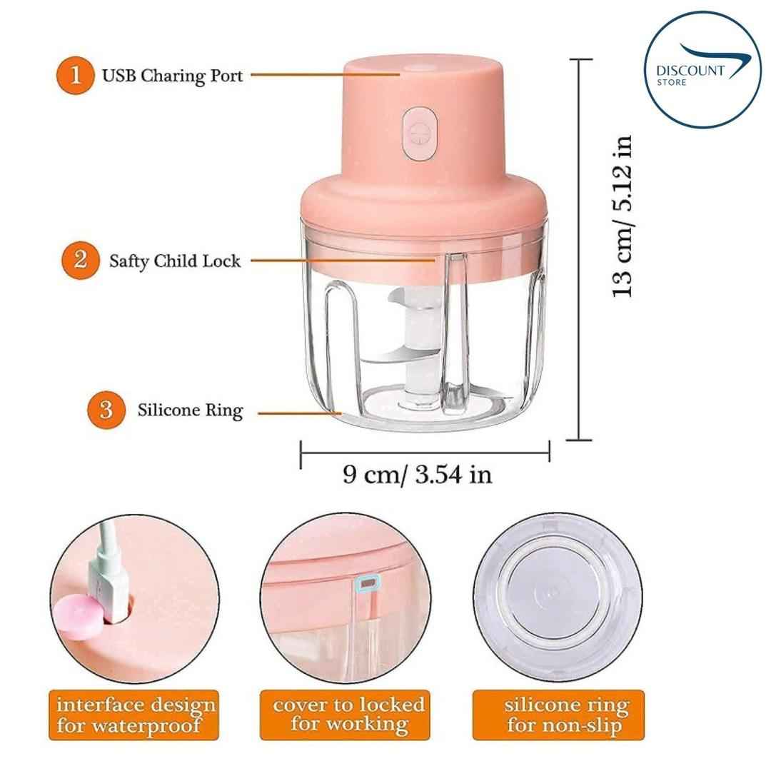 USB Rechargeable Mini Food Chopper | Multi-Function Kitchen Helper