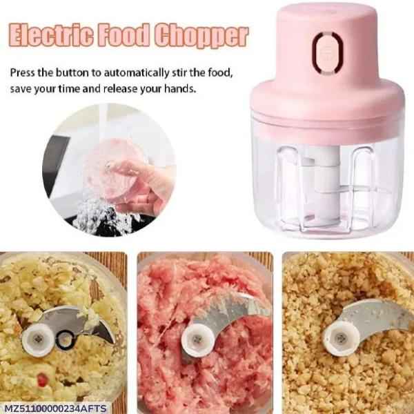 USB Rechargeable Mini Food Chopper | Multi-Function Kitchen Helper
