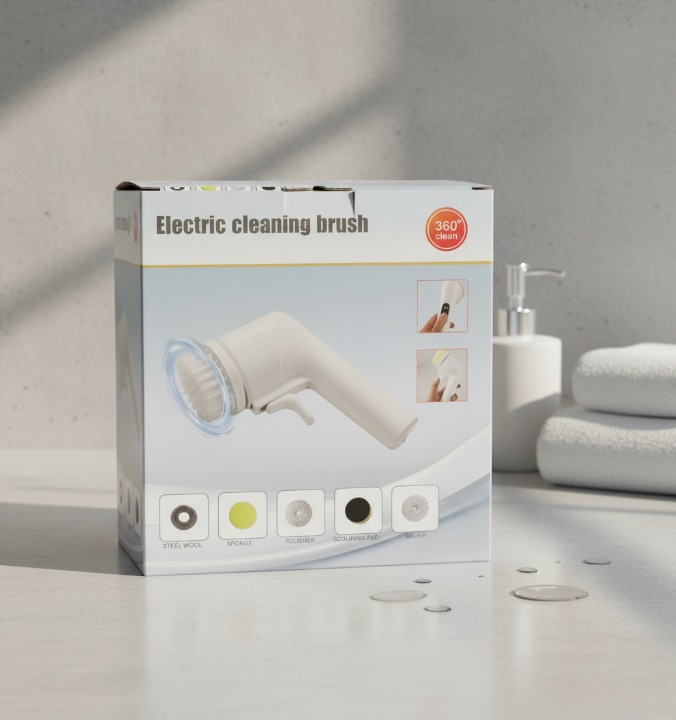 Rechargeable Electric Cleaning Brush | Multi-Purpose Power Scrubber