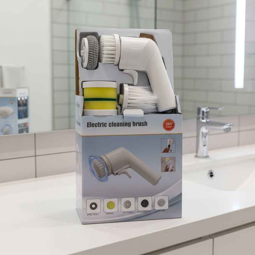 Rechargeable Electric Cleaning Brush | Multi-Purpose Power Scrubber