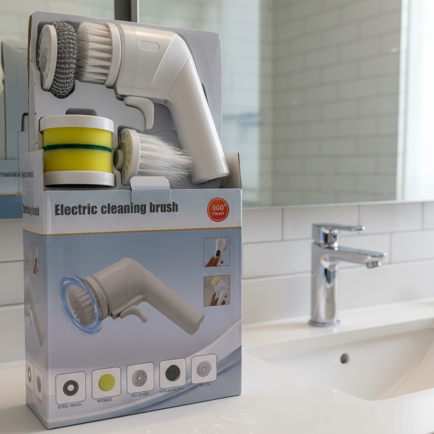 Rechargeable Electric Cleaning Brush | Multi-Purpose Power Scrubber