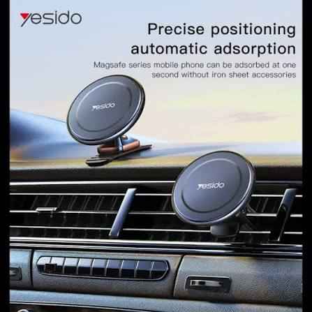 360° Rotating Magnetic Car Phone Holder – Strong Suction Dashboard Mount for All Smartphones